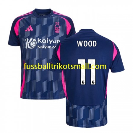 Fußballtrikots Nottingham Forest Chris Wood 11 2024-2025 Kurzarm Auswärts-trikot kaufen